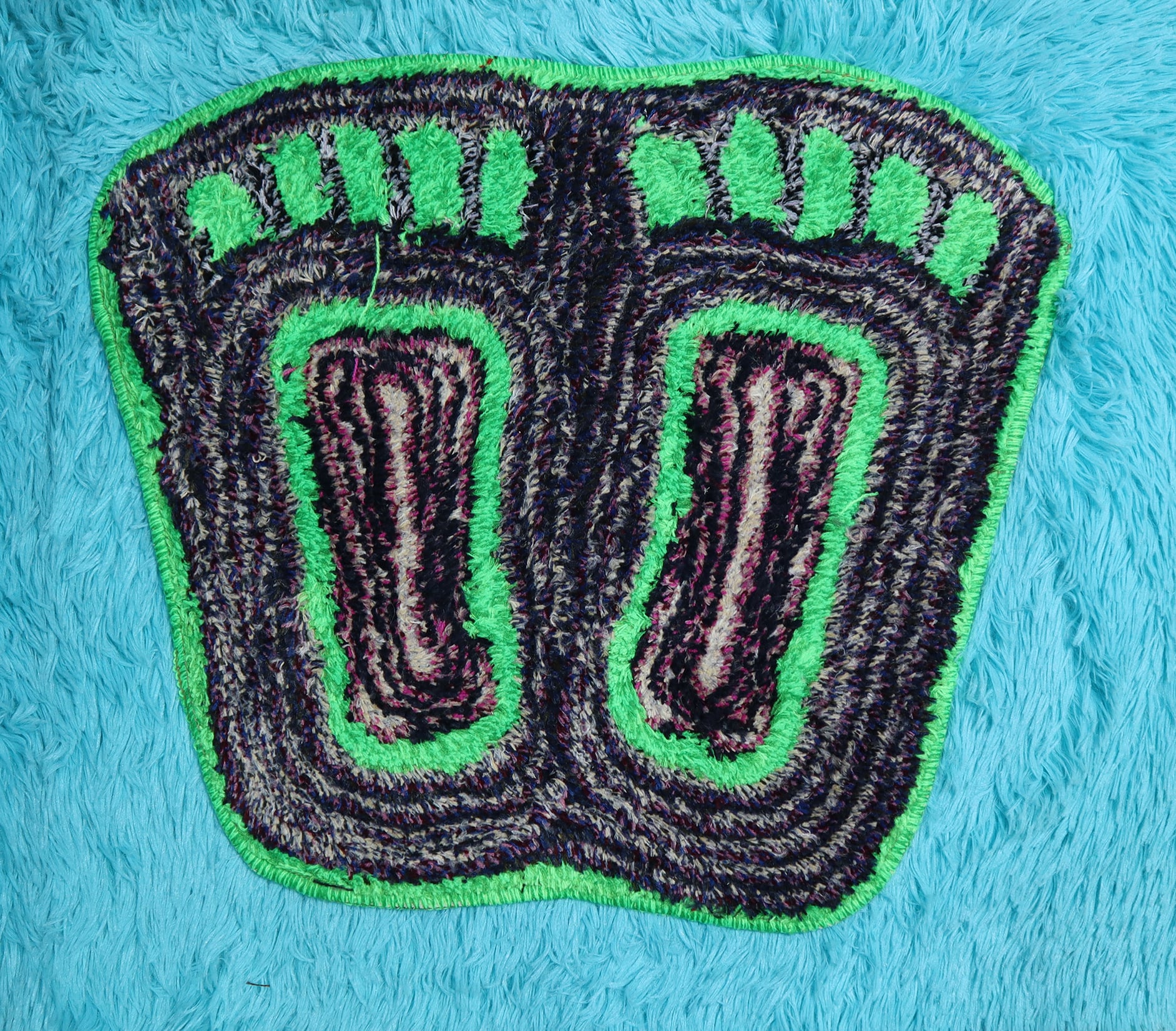 Standard leg style multicolor door mat