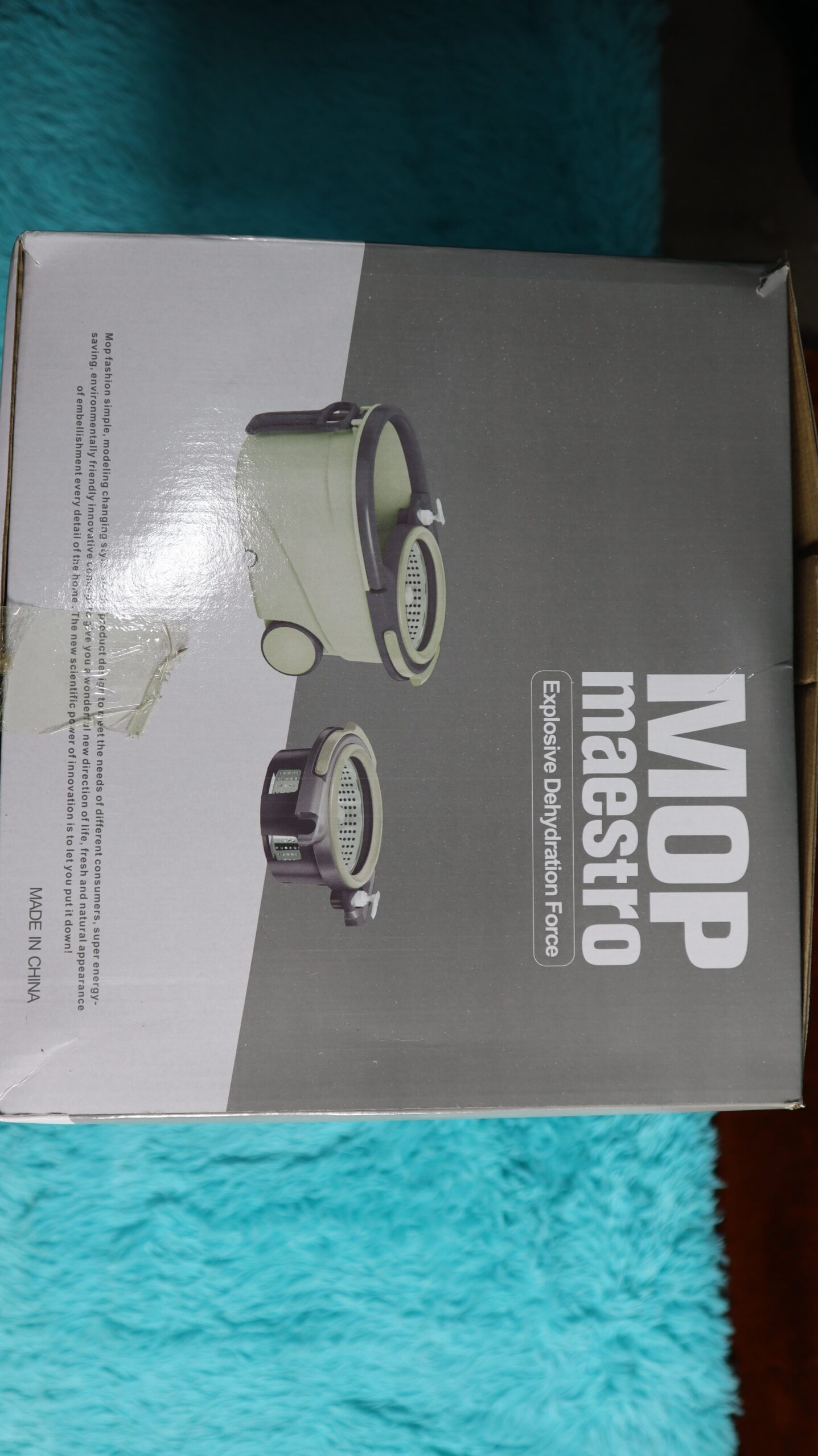 New Premium Mop Self-Wash And Squeeze Dry Flat Mop With Bucket - Image 2